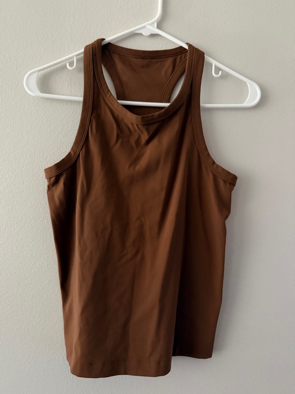 lululemon Brown Racerback Performance Tank - size 8